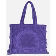 sun of a beach ultra violet | terry tote beach bag (διαστάσεις: 44 x 40 x 17 εκ.) tb/cnv/uv-ultra vi