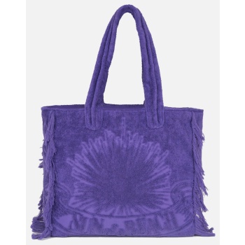 sun of a beach ultra violet | terry tote beach bag