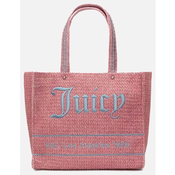 juicy couture iris beach bag - straw version - large