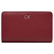 calvin klein ck daily medium bifold (διαστάσεις: 8.5 x 14 εκ.) k60k612638-xai darkred