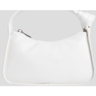 calvin klein knotted mini block20 (διαστάσεις: 13 x 20 x 8 εκ.) k60k612372-ybi offwhite