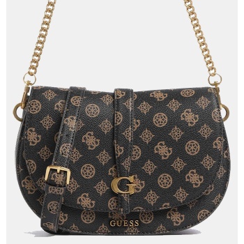 guess kuba tri cmpt flap shldr bag τσαντα γυναικειο