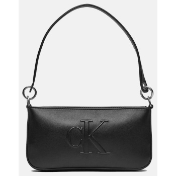 calvin klein sculpted shoulder pouch25 deboss (διαστάσεις