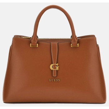 guess kuba tri compartment satchel τσαντα γυναικειο