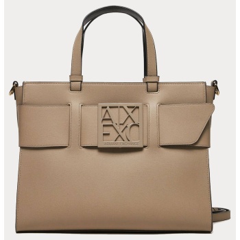 armani exchange woman``s big tote (διαστάσεις 32 x 24 x 15