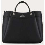 armani exchange woman``s shopping l (διαστάσεις: 35 x 28 x 15 εκ.) 942910cc783-00020 black