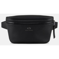 armani exchange man``s waistbag (διαστάσεις: 22/27.5 x 15.5 x 7.5 εκ) 952398cc830-00020 black