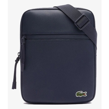 lacoste τσαντα m flat crossover bag 3nh3308lv-p88 navyblue