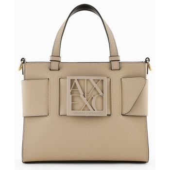 armani exchange woman``s medium tote (διαστάσεις 24 x 19 x