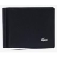 lacoste πορτοφολι money pieces (διαστάσεις: 10.5 x 9 x 1 εκ) 3nh4404fg-000 black