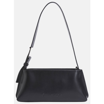 calvin klein embossed logo shoulder bag (διαστάσεις 31 x