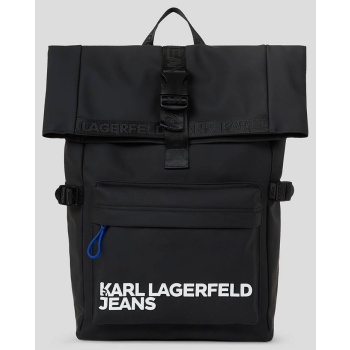 karl lagerfeld jeans utility coated roll backpack σε προσφορά