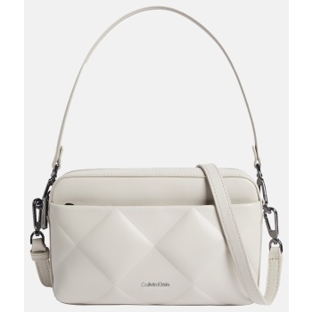 calvin klein diamond quilt camera bag w/pkt (διαστάσεις 23