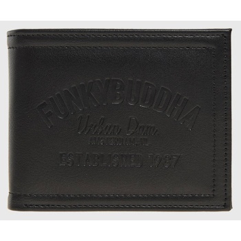 funky ανδρικό πορτοφόλι fbm010-022-10-black black