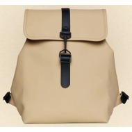rains bucket backpack w3 (διαστάσεις: 30 x 25 x 17 εκ.) 13040-24 biege