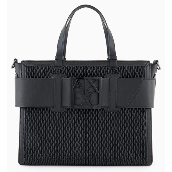 armani exchange woman``s big tote (διαστάσεις 33x25x15εκ. σε προσφορά