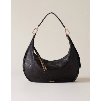 borbonese borbonese hobo bag leather,pl ital.origin