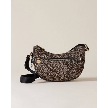 borbonese borbonese luna bag leather,pl ital.origin