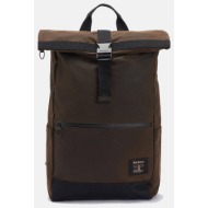 barbour field wax fold over top backpack τσαντα backpack (διαστάσεις: 68/51 x 41 x 15 εκ.) uba0717-b