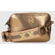 mexx noraly ii crossbody bag (διαστάσεις: 21 x 15 x 6,5 εκ.) ma003500543w-01-8506 gold