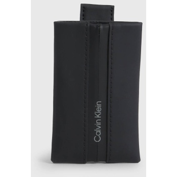 calvin klein rubberized slide ccholder (διαστάσεις 10 x 6 σε προσφορά