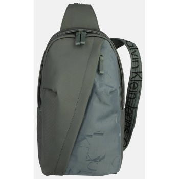 calvin klein slanted logo aop backpack (διαστάσεις  30 x σε προσφορά