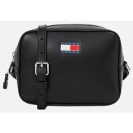 tommy jeans tjw ess must camera bag (διαστάσεις: 18 x 14 x 7εκ.) aw0aw16964-bds black