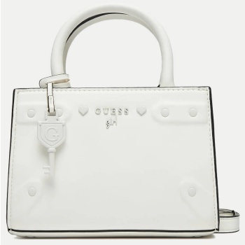 guess tote bag τσαντα παιδικο girl j5rz08wgvt0-g012 white