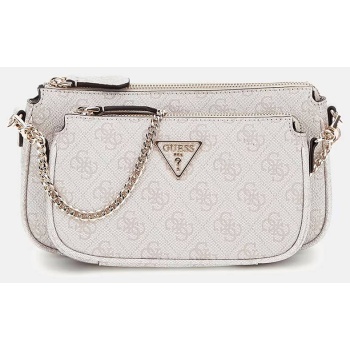 guess noelle dbl pouch crossbody τσαντα γυναικειο