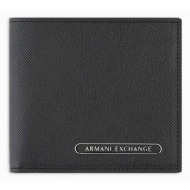 armani exchange small leather goods set xm001275af12702-uc001 black