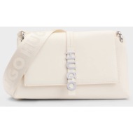 hugo mel crossbody wb 10269938 01 (διαστάσεις: 23 x 13 x 10εκ.) 50536980-110 offwhite