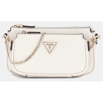 guess noelle dbl pouch crossbody τσαντα γυναικειο