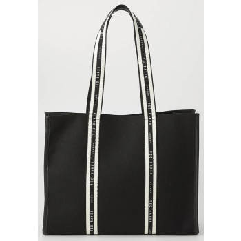 ted baker georjey branded webbing canvas tote (διαστάσεις σε προσφορά
