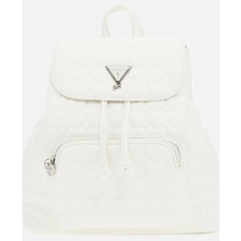 guess quilted backpack - pu matt soft leather τσαντα g