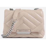 armani exchange mini bag (διαστάσεις: 17.5 x 8 x 12εκ.) 9485874r742-u6142 nude