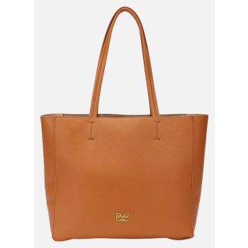 19v69 bag χειρος (διαστάσεις 42 x 28 x 9εκ.) 11009-brown