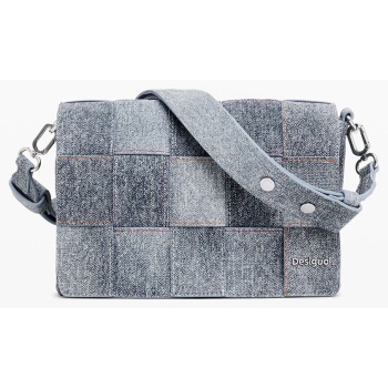 desigual d2 bag_yoko pu denim dor τσαντα γυναικειο