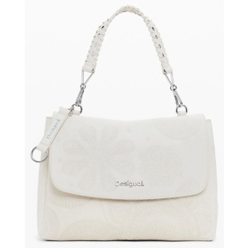 desigual d3 bag_dejavu posadas ecru τσαντα γυναικειο