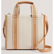 ted baker harllee striped canvas small webbing cross body bag (διαστάσεις: 25 x 20 x 10εκ.) 279871-c