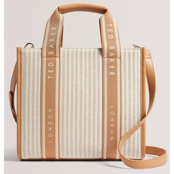 ted baker harllee striped canvas small webbing cross body σε προσφορά