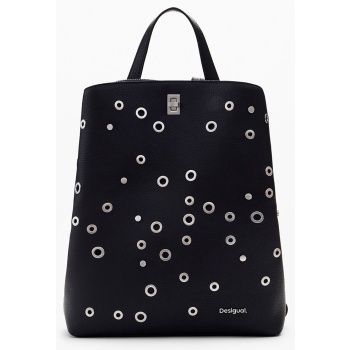 desigual d2 back_rebel sumy black τσαντα γυναικειο