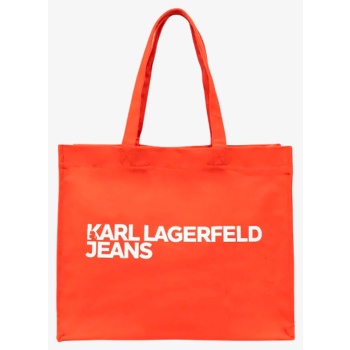 karl lagerfeld jeans klj ew logo shopper (διαστάσεις 44.5
