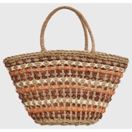 funky buddha γυναικεία τσάντα (διαστάσεις: 53 x 19εκ.) fbl011-165-10-burnt orange multi