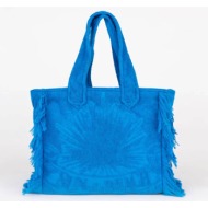 sun of a beach mini terry tote bag (διαστάσεις: 31 x 28 x 11εκ.) mttb/cbl-cousteau blue