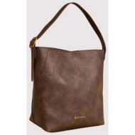 attrattivo τσαντα 9t22528-kafe brown