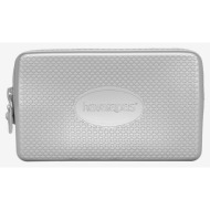havaianas mini bag plus cool metallic (διαστάσεις: 16.3 x 10εκ.) 4141386-9175 metallicsilver