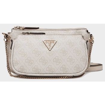 guess noelle dbl pouch crossbody τσαντα γυναικειο