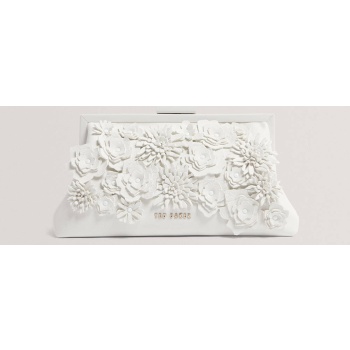ted baker fiorell flower 3d applique clutch bag σε προσφορά