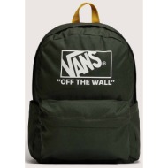 vans old skool backpack (διαστάσεις: 41 x 30.4 x 12εκ.) vn000h4wemu1-vnemu darkgreen