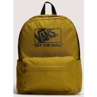 vans old skool backpack (διαστάσεις: 41 x 30,4 x 12εκ.) vn000h4wemj1-vnemj gold